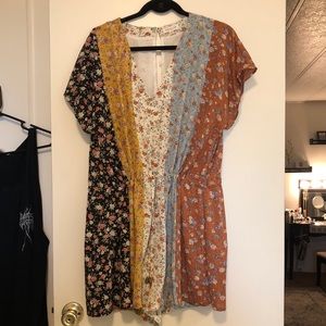 Floral Romper 1XL Plus Size Curvy